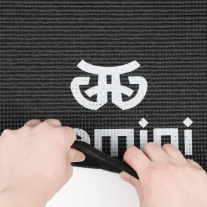 Килимок для фітнесу та йоги PVC Sport PVCY-6BK 173 см 61 см 6 мм чорний