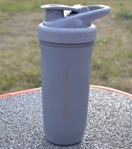 Шейкер спортивный SmartShake металлический Reforce Stainless Steel 900 мл серый