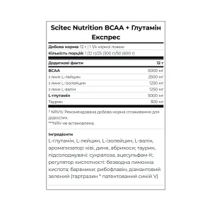 BCAA + Glutamine Xpress - 300 г Лайм