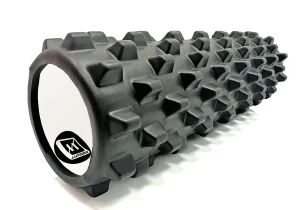 Масажний ролик EasyFit Grid Roller PRO 45 см чорний