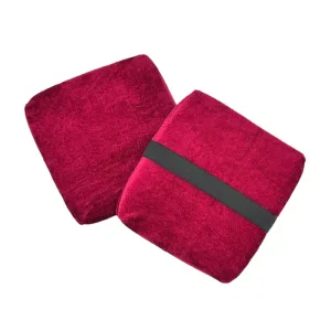 Подушка для растяжки под ногу 16,5 x 16,5 x 3 см - красный