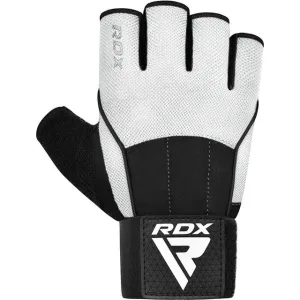 Рукавички для фітнесу RDX W3 WHITE WITH EVA PADDING-M