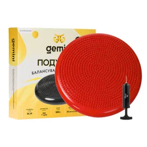 Балансувальна масажна подушка з насосом і коробками Червоний