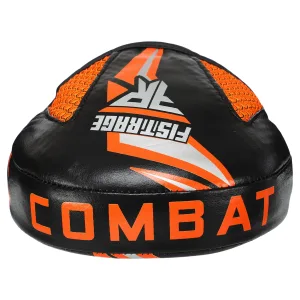Лапа согнутая для бокса и единоборств FISTRAGE COMBAT 2 шт чёрный-оранжевый