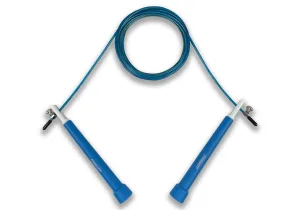 Швидкісна скакалка EasyFit Speed Cable Rope 3 м для схуднення, синя