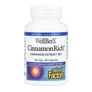WellBetX CinnamonRich 150 мг - 60 капсул
