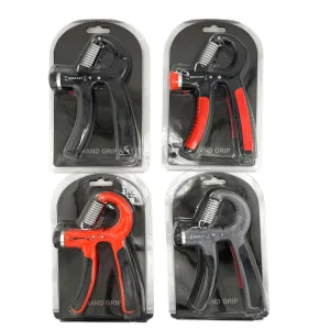 Еспандер кистьовий Ножиці пружинний регульований 5-60 кг Чорний-Сірий