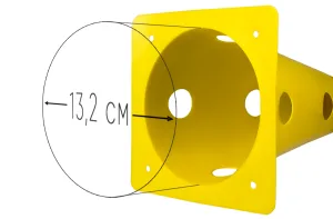 Конус-фішка спортивна EasyFit 31 см жовта