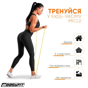 Гумова петля EasyFit 1 - 6 кг жовта