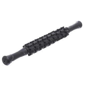 Масажер-палиця роликовий антицелюлітний 9 масажерів Massager Bar зелений