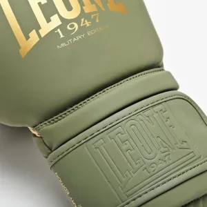 Боксерські рукавиці Leone GN059G MILITARY EDITION Green 10 унцій (капу в комплекті)