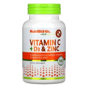 Vitamin C+D3 & Zinc - 100 капсул