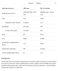 Whey Delicious - 700 г ваніль