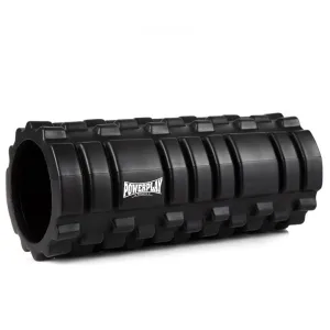Масажний ролик (роллер) PowerPlay 4025 Massage Roller Чорний 33x14 см
