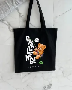 Екошопер BookOpt ВК4059 Teddy Bear (Challenge) чорний