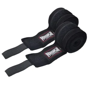 Бинти для боксу PowerPlay 3046 Чорні 2,5 м