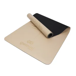 Килимок для йоги каучуковий поліуретан Sport Pro 183 см*68 см*5 мм бежевий