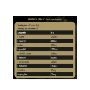 Anabolic LEAA9 - 8 г зразок
