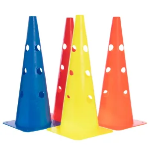 Конус-фішка з отворами для тренувань 48 см (1 шт) зелений