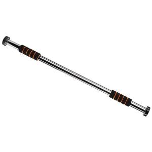 Турнік розсувний у дверний проріз 62-100 см Помаранчевий