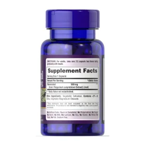 Resveratrol 500 мг - 30 капсул