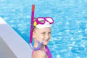 Набір маска + трубка для плавання BESTWAY 7+ 24035 зелено-синій