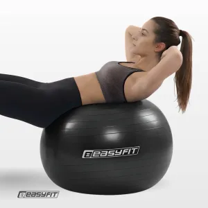 М’яч для фітнесу EasyFit BalanceBall 85 см чорний