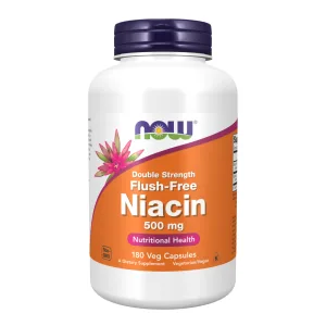Niacin Flush-Free подвійної сили 500 мг - 180 капсул