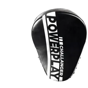 Лапи боксерські PowerPlay 3041 Challanger чорно-біліі PU [пара]