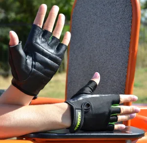 Рукавички для фітнесу MadMax MFG-251 Rainbow Green S