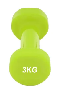 Гантель вінілова PowerPlay 4125 Achilles - 3 кг. зелена 1 шт.