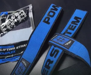 Лямки для тяги Power System PS-3401 Lifting Straps Duplex чорний/синій