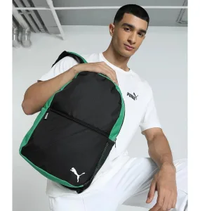 Рюкзак Puma teamGOAL Backpack Core 17L черно-зеленый унисекс 12x30x42 см (оригинал) универсальный