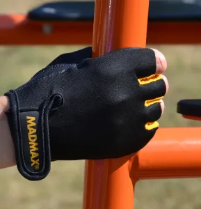 Рукавички для фітнесу MadMax MFG-251 Rainbow Orange M