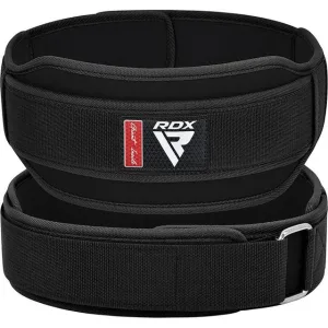 Пояс для тяжёлой атлетики RDX RX5 Double Belt неопреновый черный XL 104-122 см