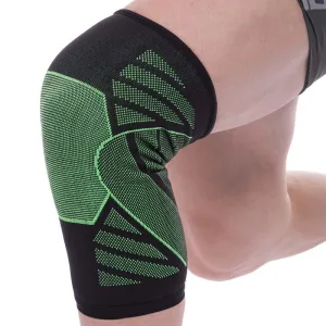 Наколінник бандаж еластичний MUTE 1 шт 9005 Чорний-поманранчевий