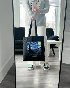 Екошопер BookOpt ВК4062 VAN GOGH «зоряна ніч» чорний