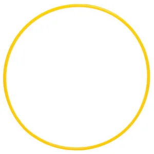 Обруч цільний гімнастичний пластиковий