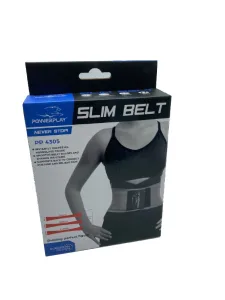 Пояс-корсет для підтримки спини PowerPlay 4305 (110*24 см) чорно-сірий
