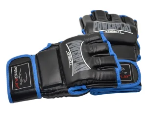 Рукавиці для MMA PowerPlay 3058 Чорно Сині - XL