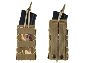 Підсумок під магазин АК/РПК одинарний відкритий Multicam Arid степовий (MOLLE, підсумок на розгрузку, жилет, РПС)