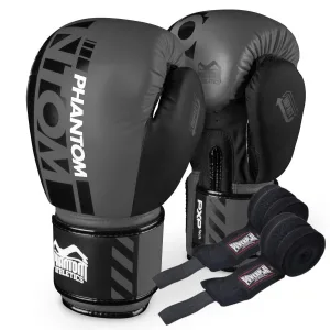 Боксерські рукавиці Phantom APEX Greu 12 унцій (Бинти 4м. в подарунок)