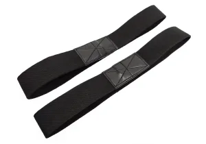 Лямки атлетичні EasyFit для турніка та поперечини чорні