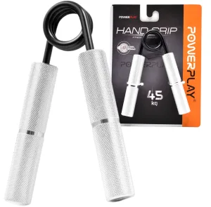 Еспандер-ножиці алюмінієвий PowerPlay 4322 (45 кг) PRO+ срібний