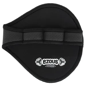 Накладки атлетичні нековзні грипад GRIPAD WorkOut ЗАХИСТ РУК EZOUS чорний