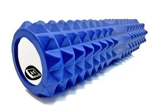 Масажний ролик EasyFit Grid Roller 45 см v.2,2 синій