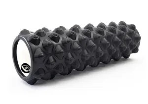 Масажний ролик EasyFit Grid Roller Extreme 45 см чорний