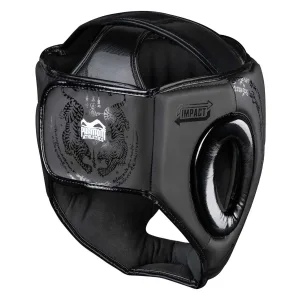 Боксерський шолом Phantom Muay Thai Full Face Black (капа в подарунок) універсальний