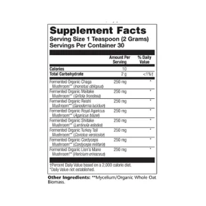 Organic Fermented Mushroom Complete 2000 мг - 60 г