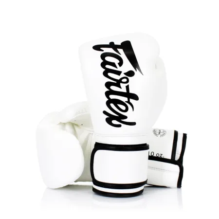 Боксерські рукавиці Fairtex BGV14 White 10 унцій (бинти в комплекті)